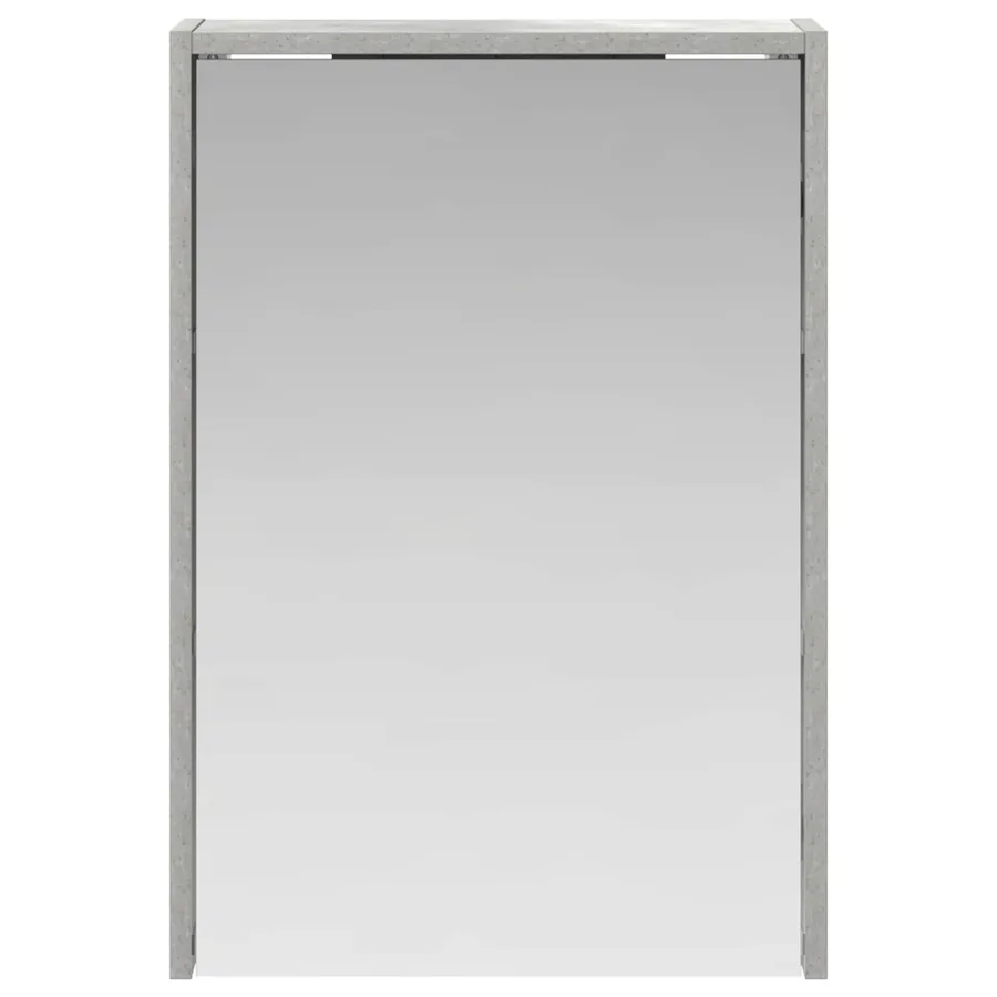 Armoire Miroir de Salle de Bain Gris béton 43 x 16 x 62.5 cm - 5