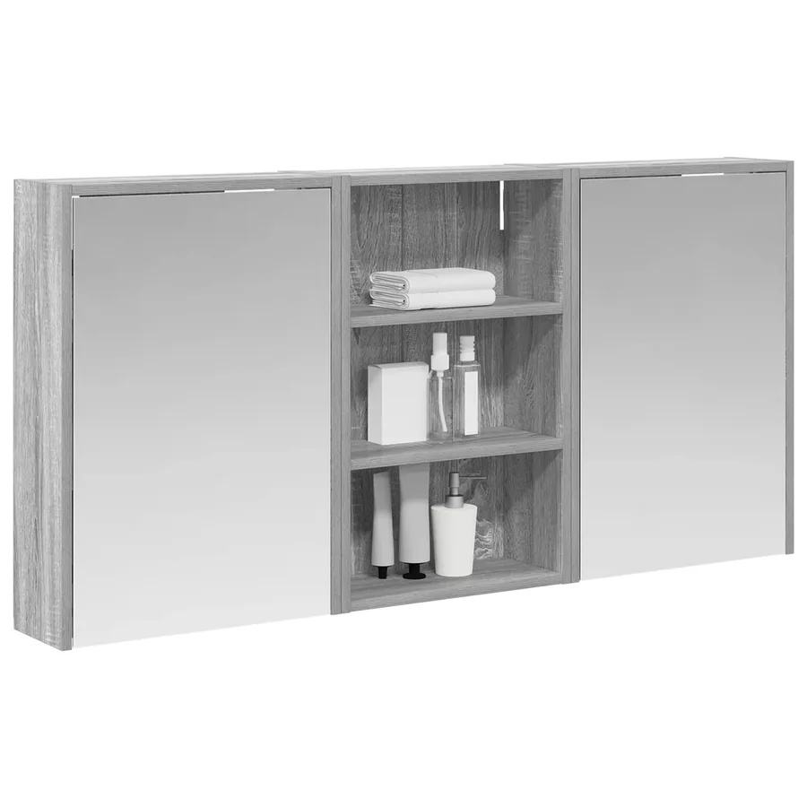 Ensemble de Meubles de Salle de Bain 3 pcs 126 x 16 x 62.5 cm - 3
