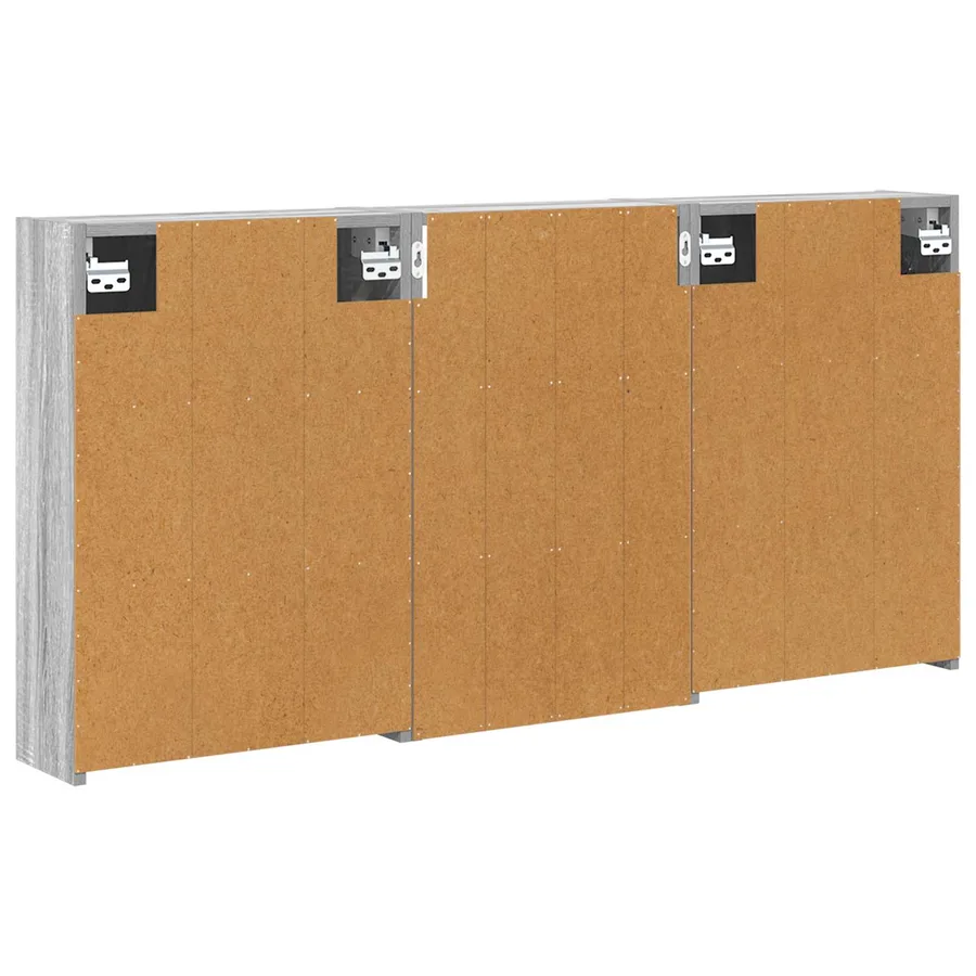 Ensemble de Meubles de Salle de Bain 3 pcs 126 x 16 x 62.5 cm - 9