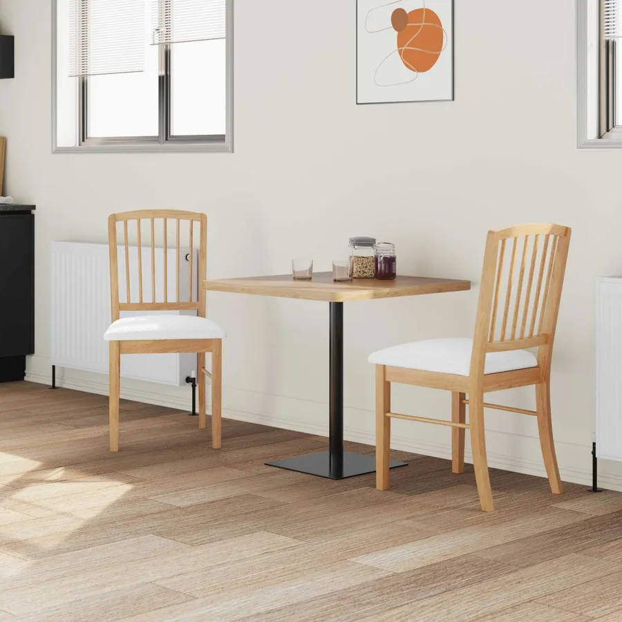 Chaises de salle à manger 2 pcs Naturel 50 x 52,5 x 91 cm - 3