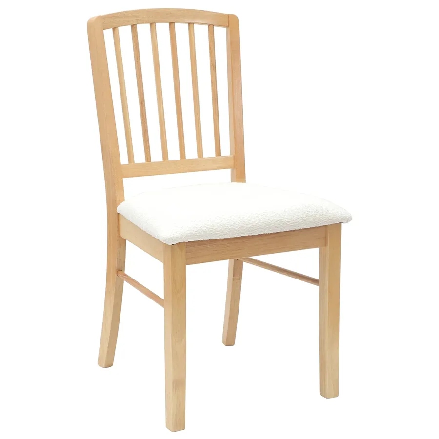Chaises de salle à manger 2 pcs Naturel 50 x 52,5 x 91 cm - 4