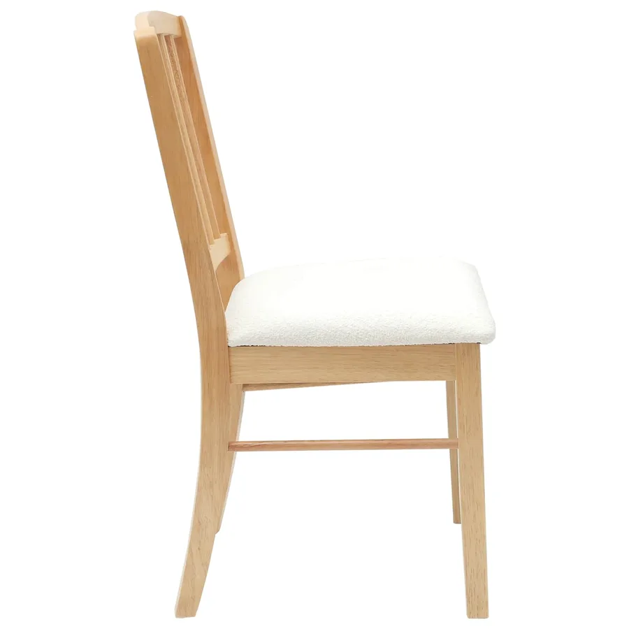 Chaises de salle à manger 2 pcs Naturel 50 x 52,5 x 91 cm - 6