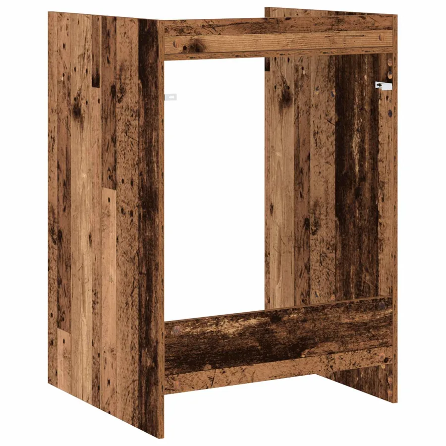 Armoire pour machine à laver Bois ancien 67,5 x 62 x 97 cm - 7