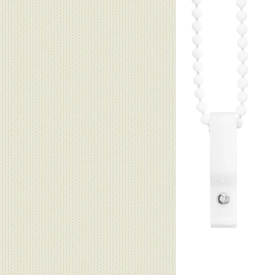 Store enrouleur occultant 124,4 x 175 cm, largeur du tissu 120 cm, blanc cassé - 10