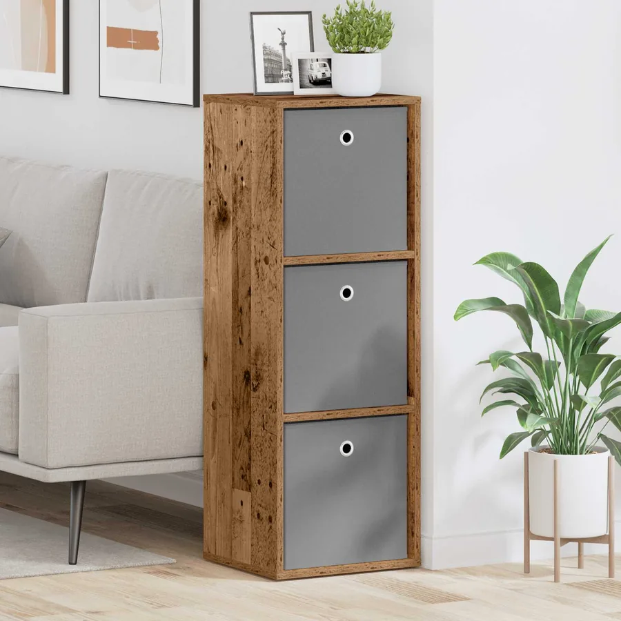 Buffet avec tiroir Bois ancien 35 x 32 x 99,5 cm