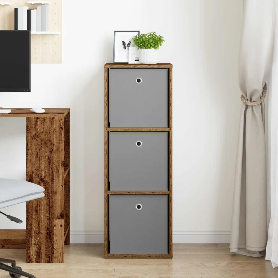 Buffet avec tiroir Bois ancien 35 x 32 x 99,5 cm - 3