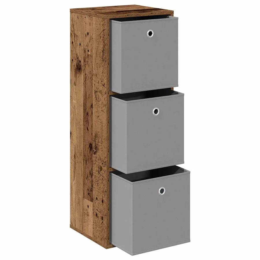 Buffet avec tiroir Bois ancien 35 x 32 x 99,5 cm - 4