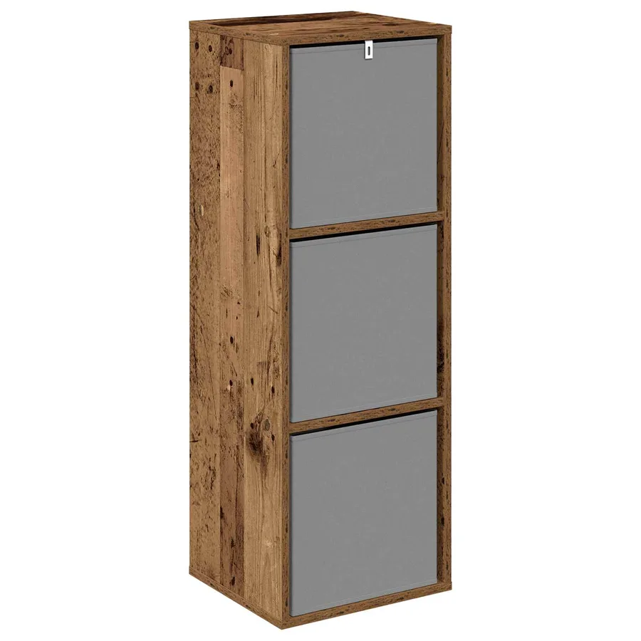 Buffet avec tiroir Bois ancien 35 x 32 x 99,5 cm - 7