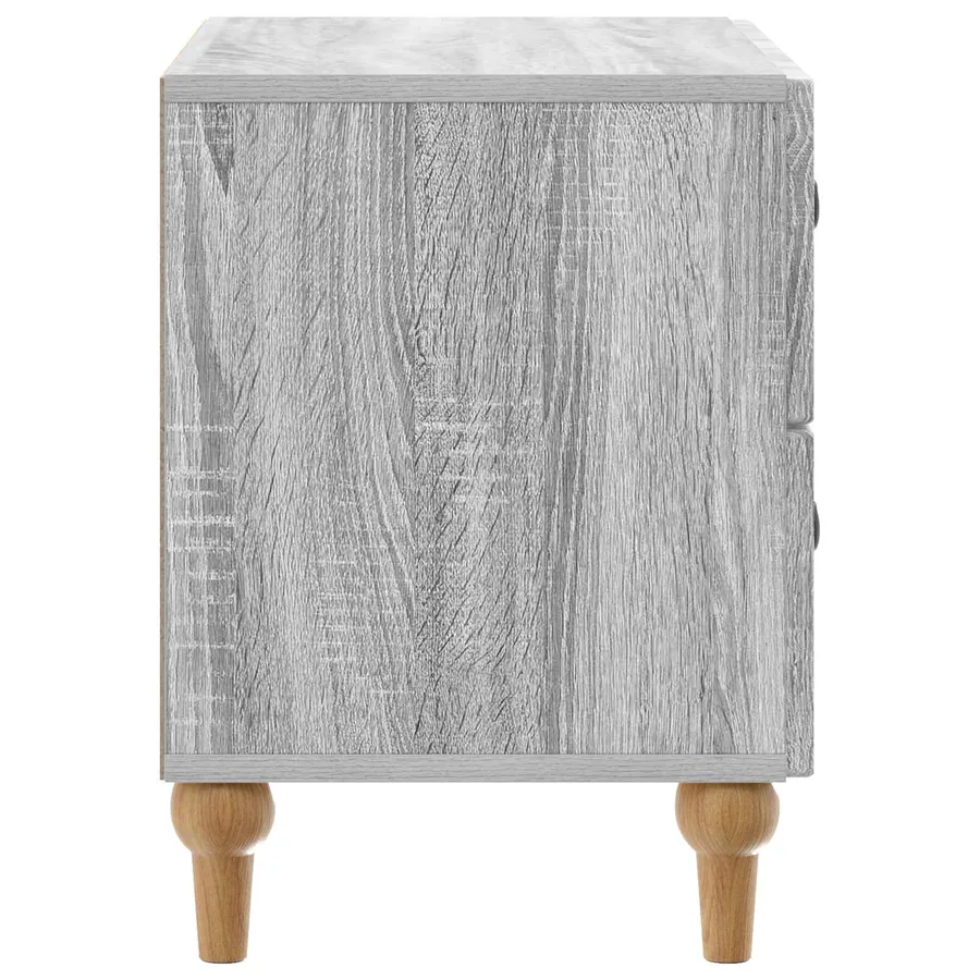 Cabinet de chevet avec tiroir Sonoma gris 62 x 34,5 x 48 cm - 6