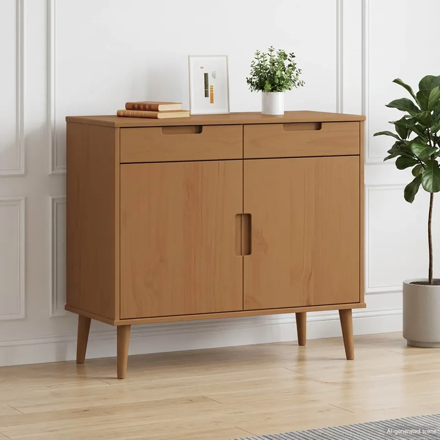 Buffet MOLDE Caramel 90 x 40 x 80 cm