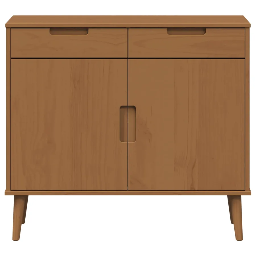 Buffet MOLDE Caramel 90 x 40 x 80 cm - 4