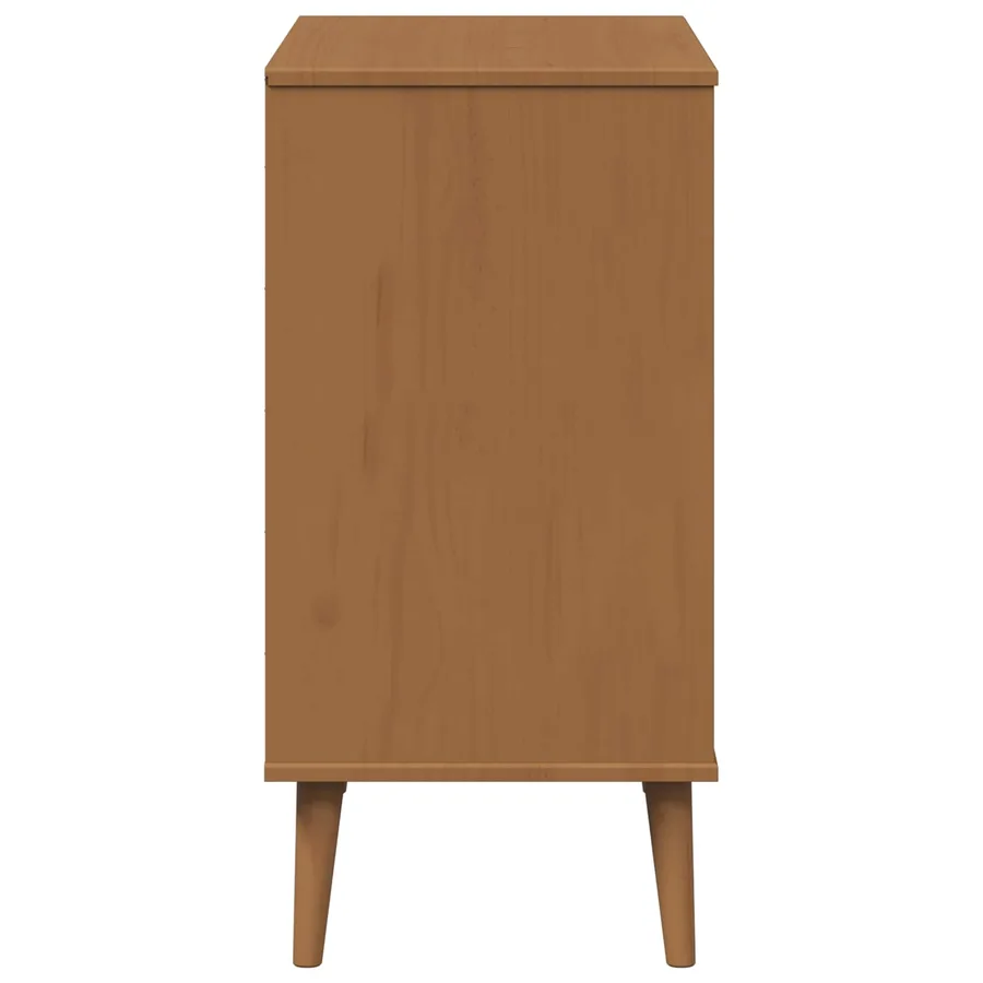 Buffet MOLDE Caramel 90 x 40 x 80 cm - 5