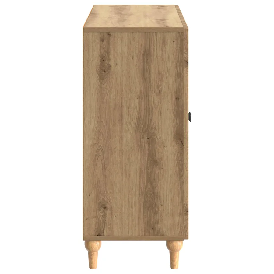 Buffet Chêne artisanal 89 x 34,5 x 80 cm Bois d'ingénierie - 7