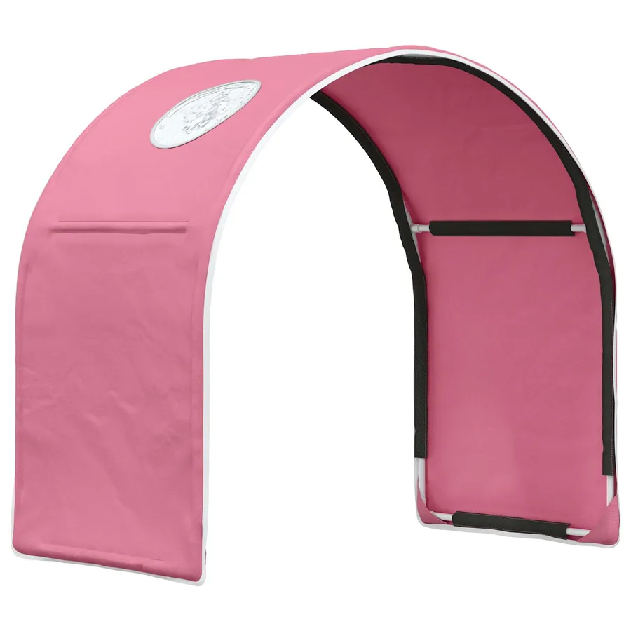 Tunnel de lit 2 pcs Rose 211 x 52,5 x 2 cm Polyester - 3