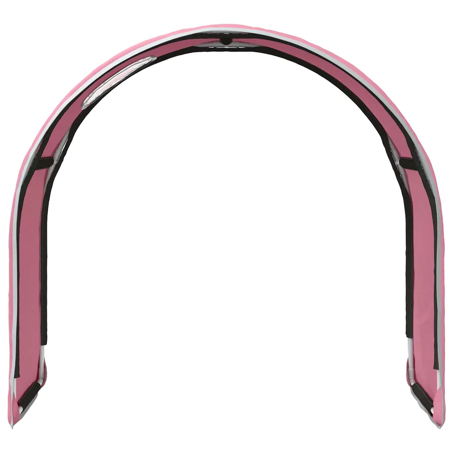 Tunnel de lit 2 pcs Rose 211 x 52,5 x 2 cm Polyester - 5