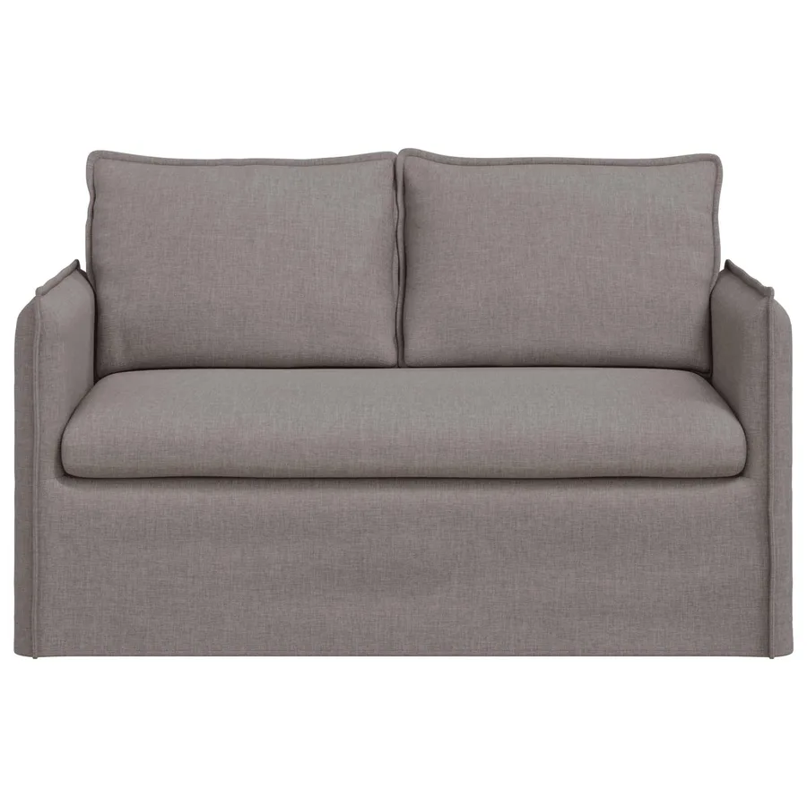 Canapé Taupe 136 x 82 x 85 cm tissu - 4