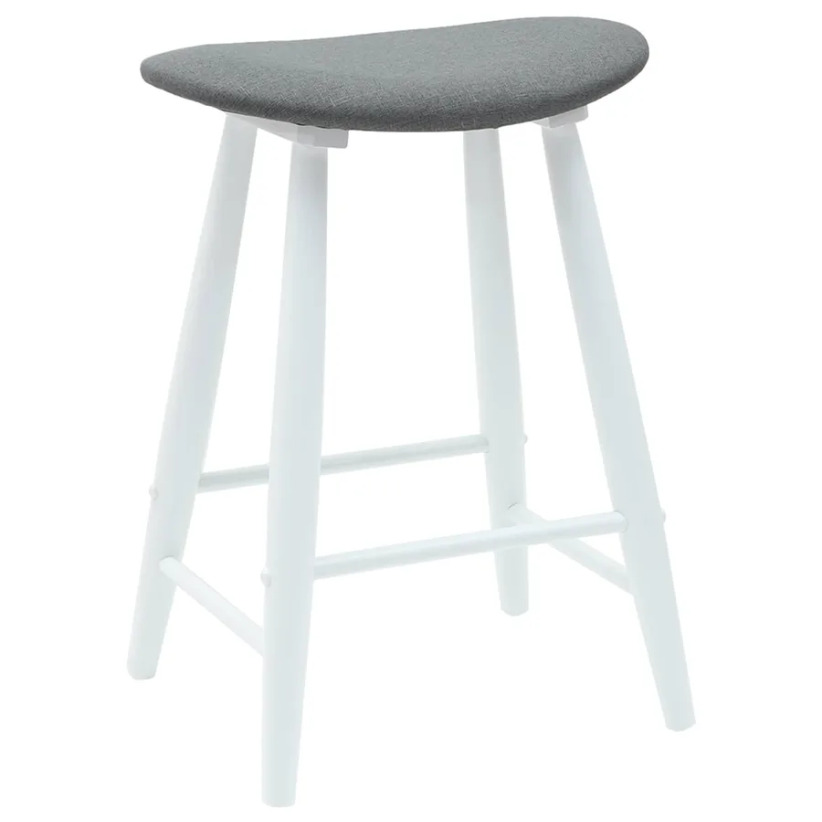 Chaises de salle à manger 2 pcs Blanc 46 x 37 x 63 cm - 4
