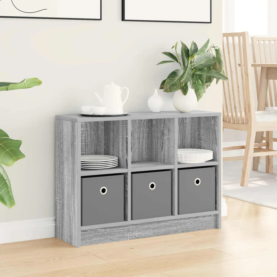 Buffet avec tiroir Gris Sonoma 73,5 x 22,5 x 53,5 cm