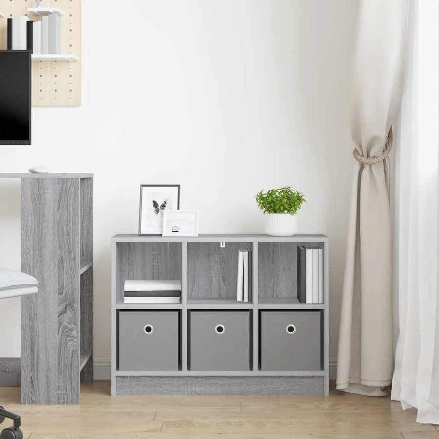 Buffet avec tiroir Gris Sonoma 73,5 x 22,5 x 53,5 cm - 4