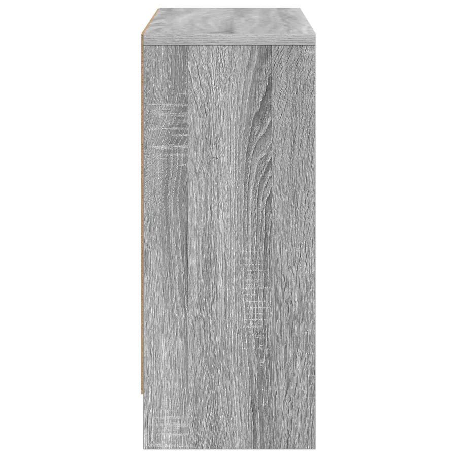 Buffet avec tiroir Gris Sonoma 73,5 x 22,5 x 53,5 cm - 7