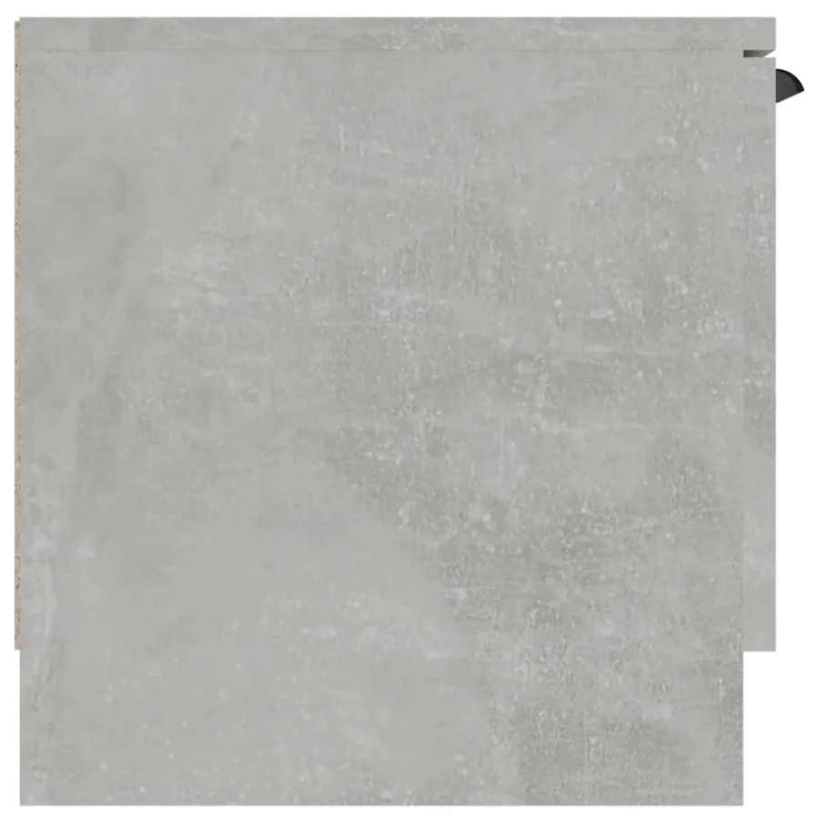 Meuble TV Gris béton 102x35x36,5 cm Bois d'ingénierie - 8