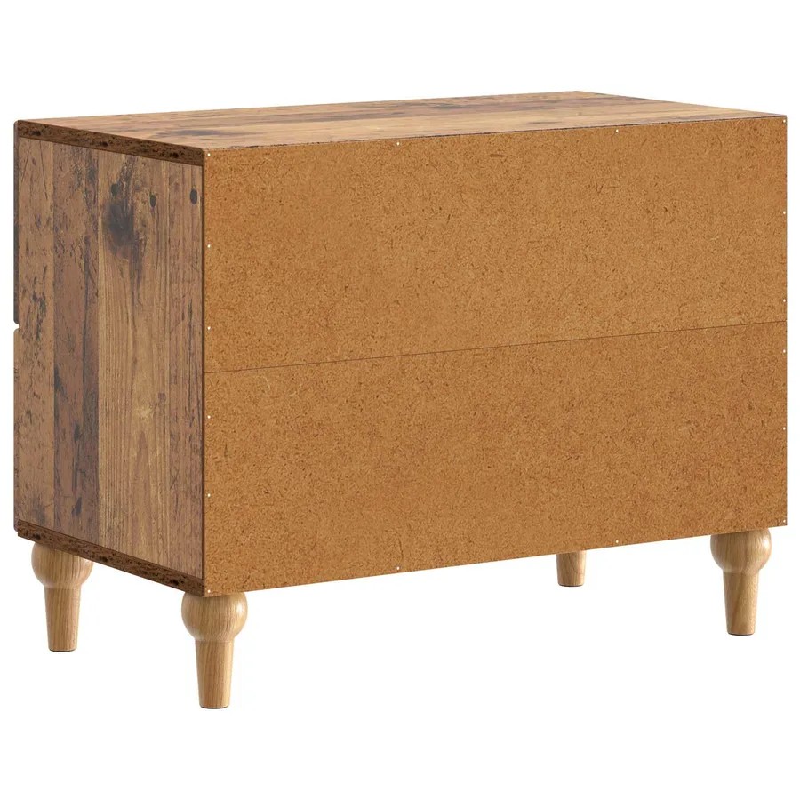 Cabinet de chevet avec tiroir Bois ancien 62 x 34,5 x 48 cm - 7