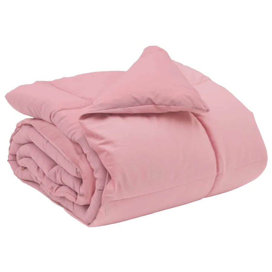 Duvet d'hiver Matelassé Rose 140 x 200 cm Microfibre - 2