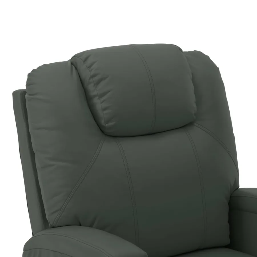 Fauteuil de massage Anthracite Similicuir - 6