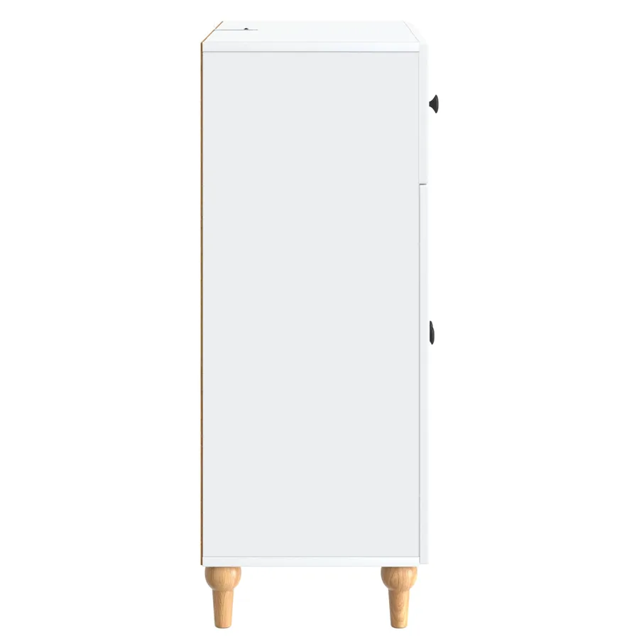 Buffet Blanc 66 x 34,5 x 90 cm Bois d'ingénierie - 7