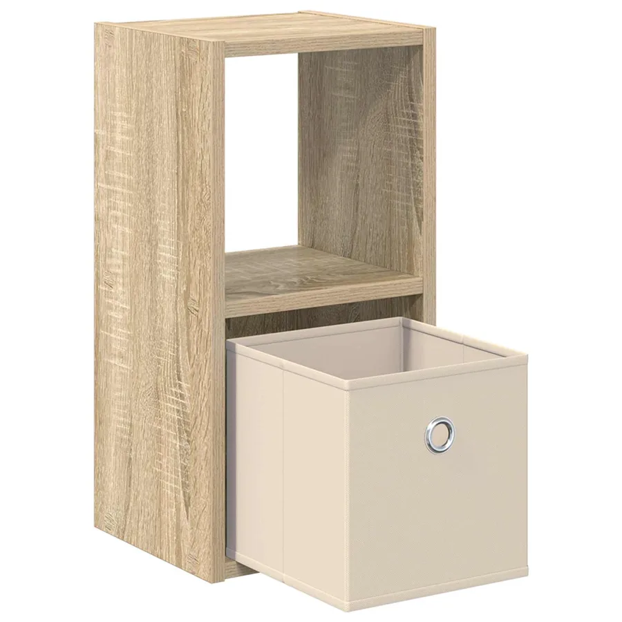 Table de chevet 2 pcs Chêne Sonoma 25,5 x 22 x 49,5 cm - 5