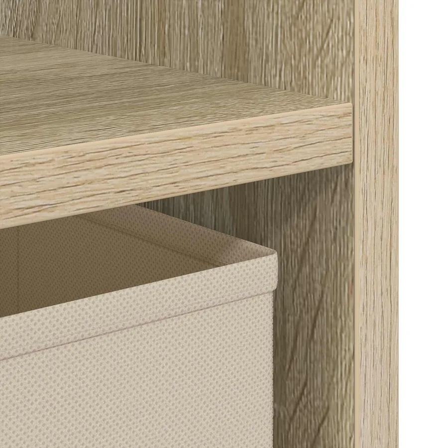 Table de chevet 2 pcs Chêne Sonoma 25,5 x 22 x 49,5 cm - 8
