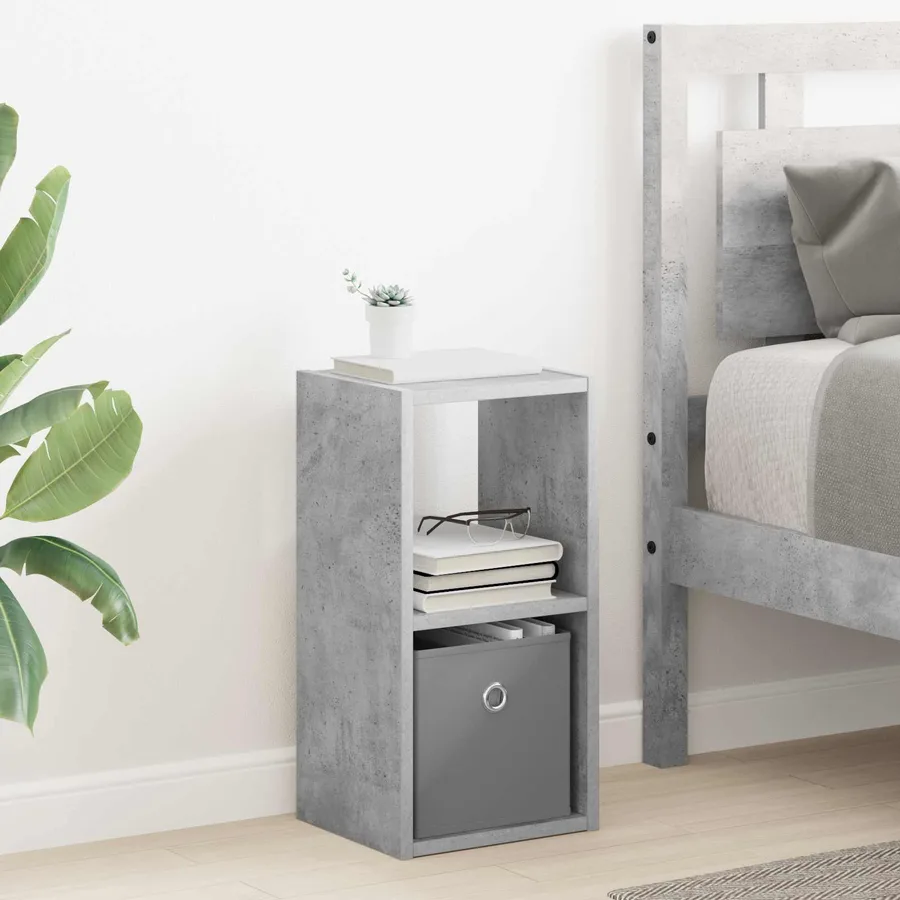 Table de chevet 2 pcs Gris béton 25,5 x 22 x 49,5 cm - 4