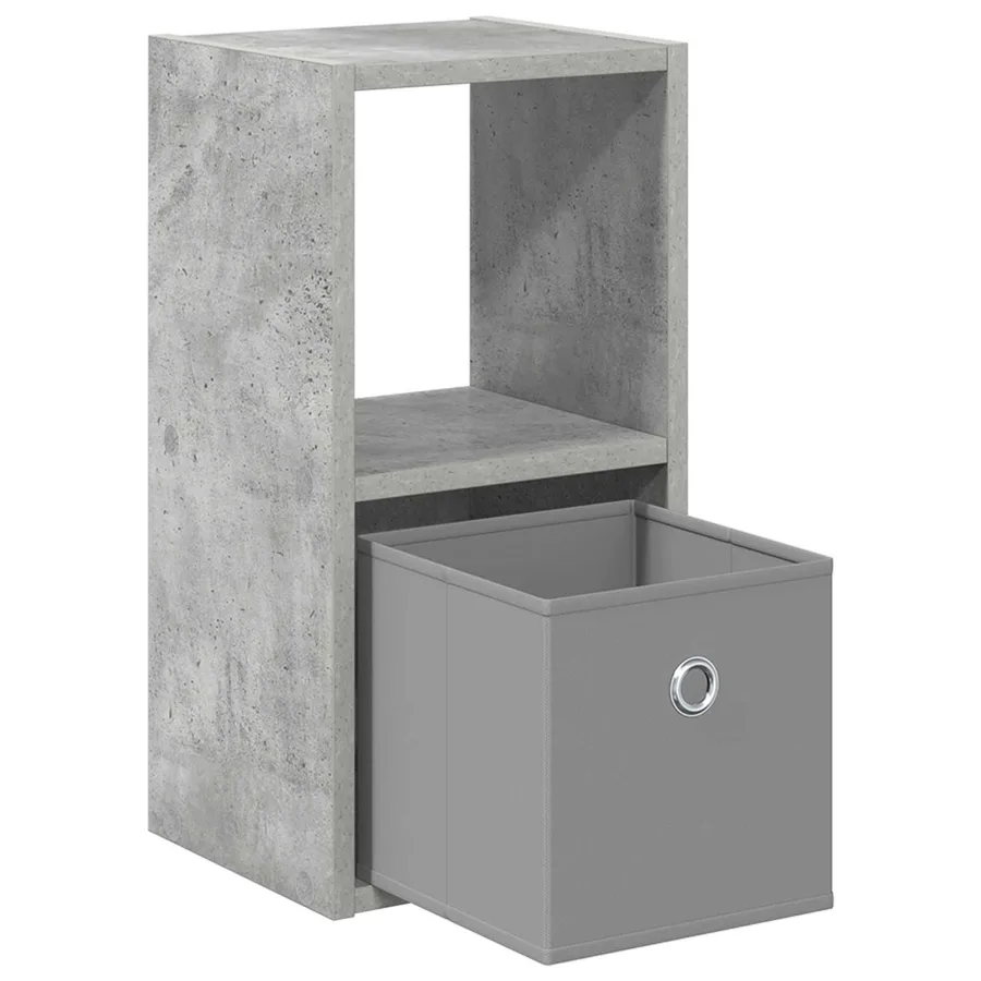 Table de chevet 2 pcs Gris béton 25,5 x 22 x 49,5 cm - 5