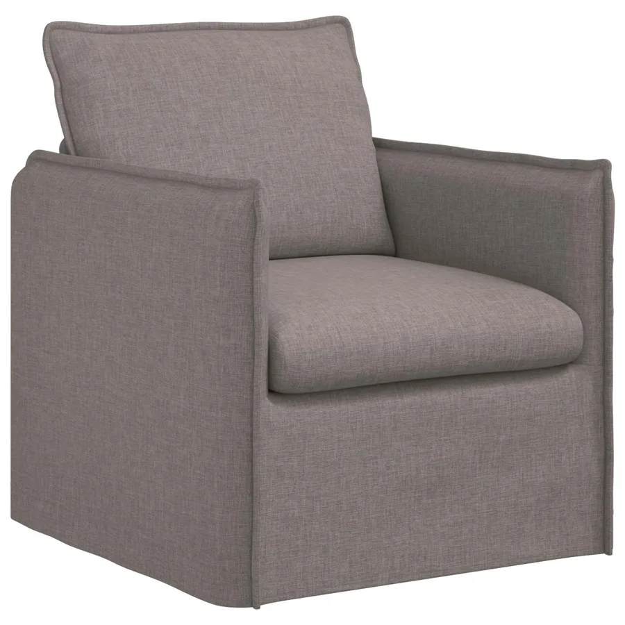Canapé Taupe 75 x 82 x 85 cm tissu - 2