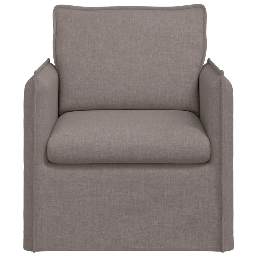 Canapé Taupe 75 x 82 x 85 cm tissu - 4
