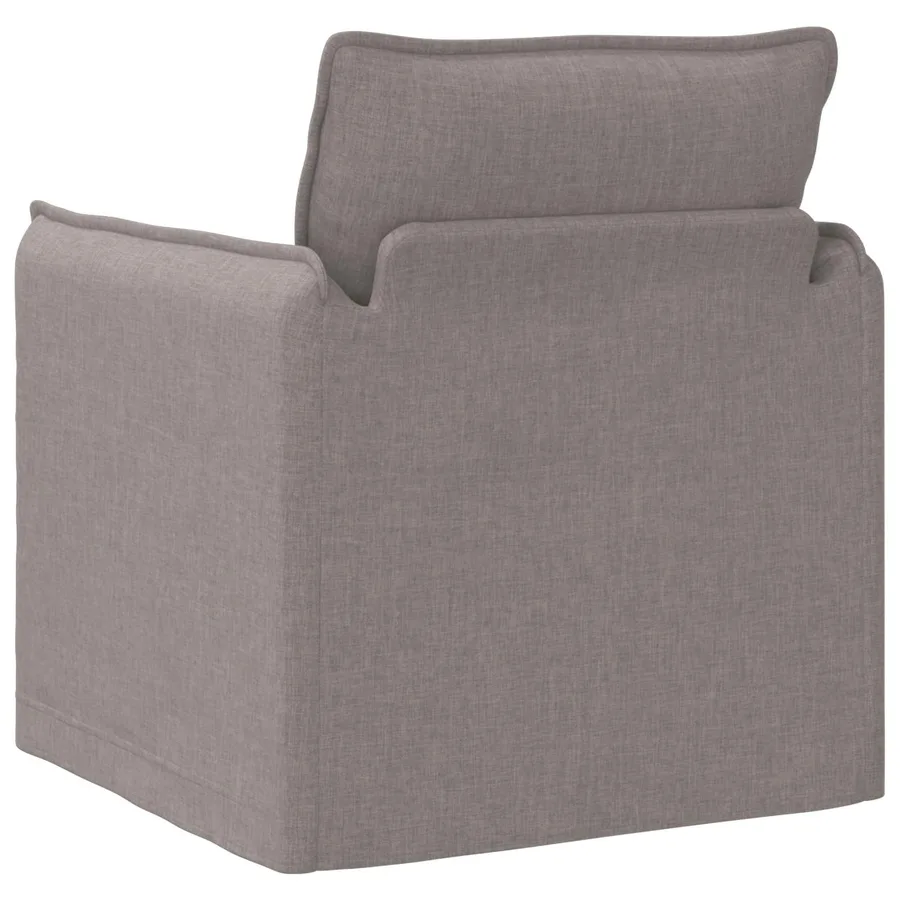 Canapé Taupe 75 x 82 x 85 cm tissu - 6