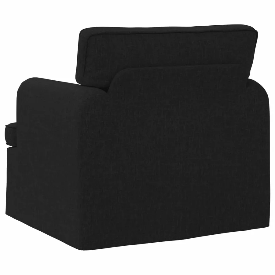 Canapé Noir 84 x 80 x 85 cm tissu - 6