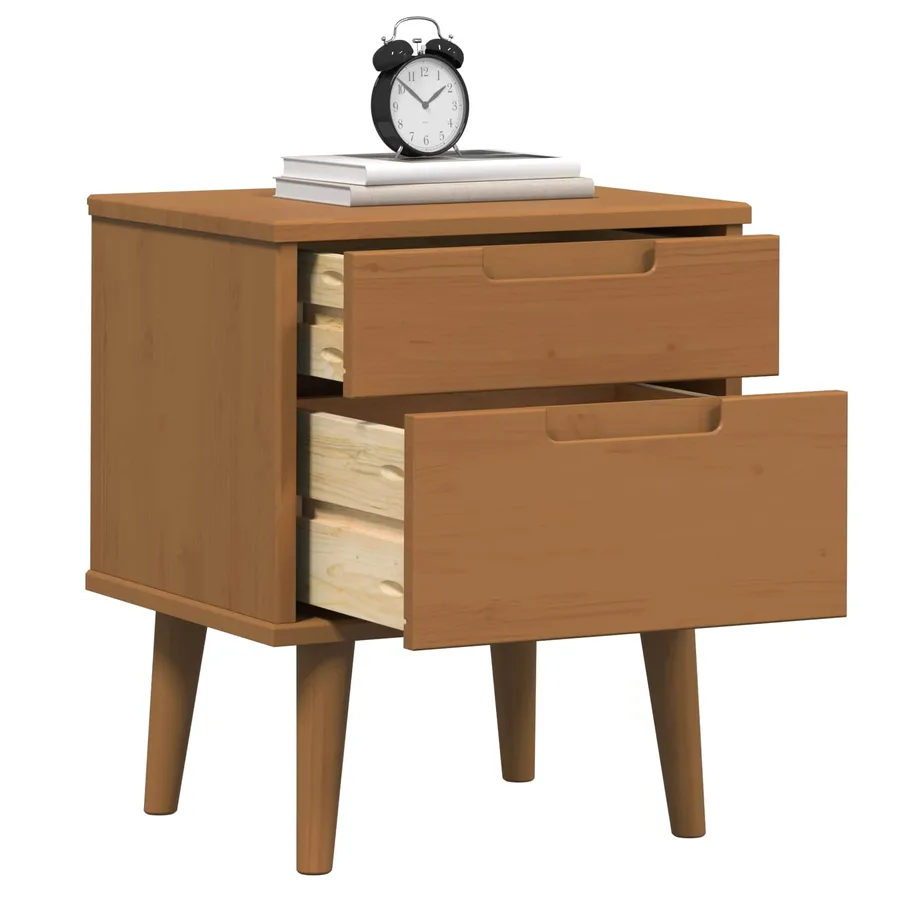 Table de chevet MOLDE Caramel 40 x 35 x 48 cm - 3