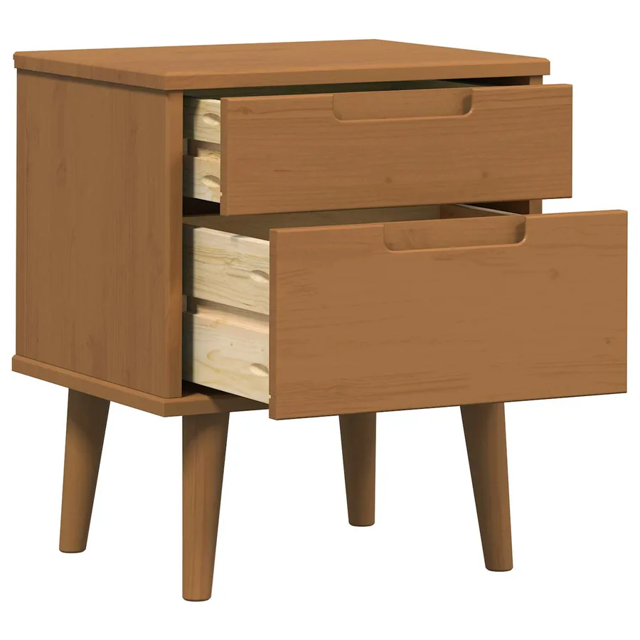 Table de chevet MOLDE Caramel 40 x 35 x 48 cm - 4