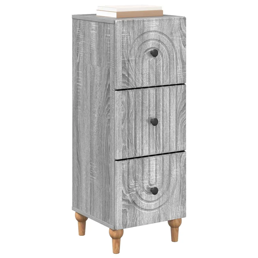 Armoire à tiroirs Sonoma gris 33 x 34,5 x 90 cm - 3