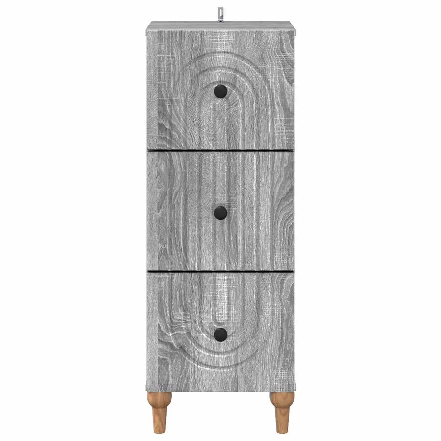 Armoire à tiroirs Sonoma gris 33 x 34,5 x 90 cm - 7