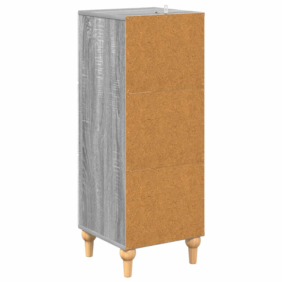 Armoire à tiroirs Sonoma gris 33 x 34,5 x 90 cm - 9