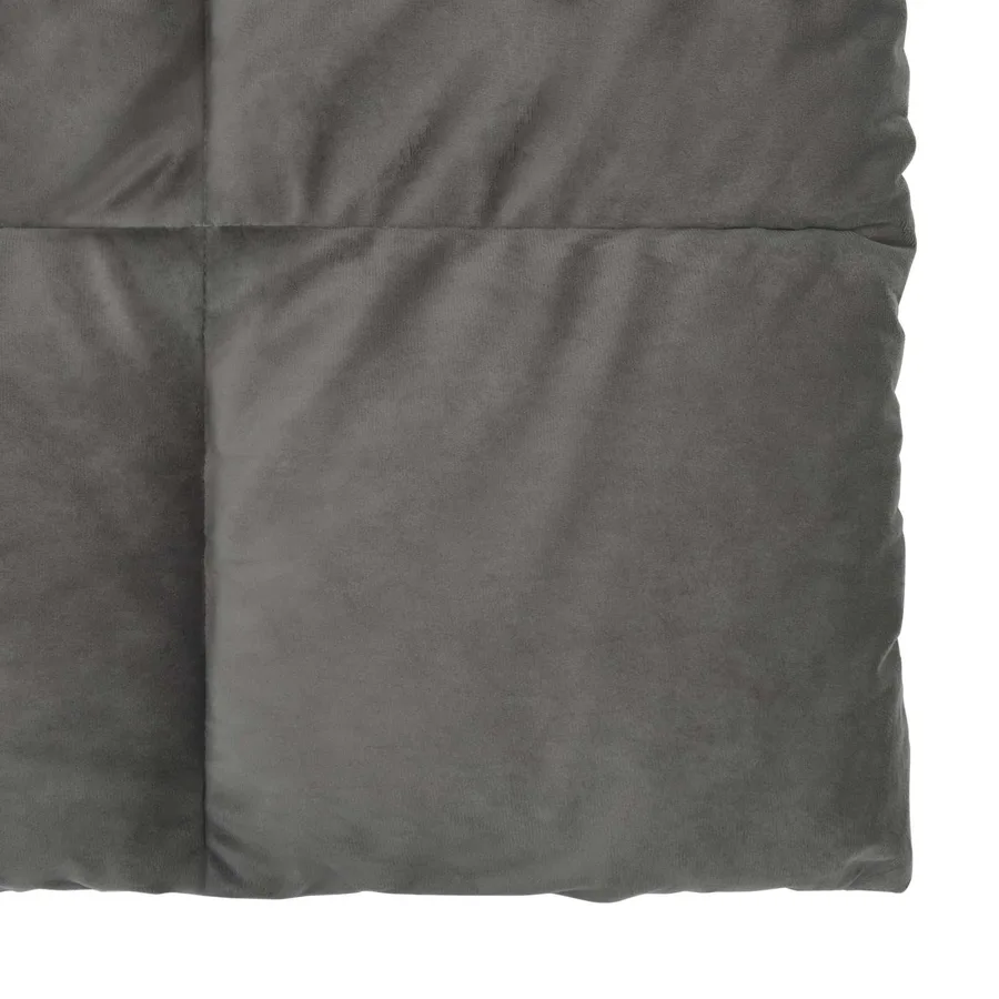Duvet complet toute l'année Gris clair 155 x 200 cm Microfibre - 6