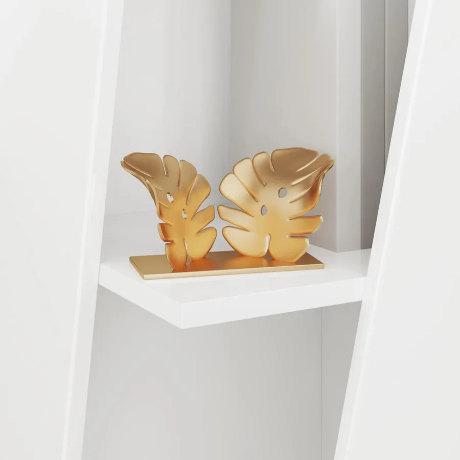 Étagère latérale Blanc brillant 33 x 32 x 70,5 cm - 4