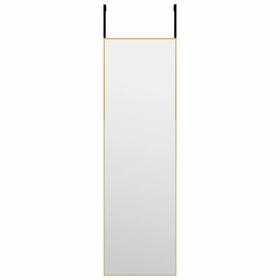 Miroir de porte Doré 30x100 cm Verre et aluminium - 2