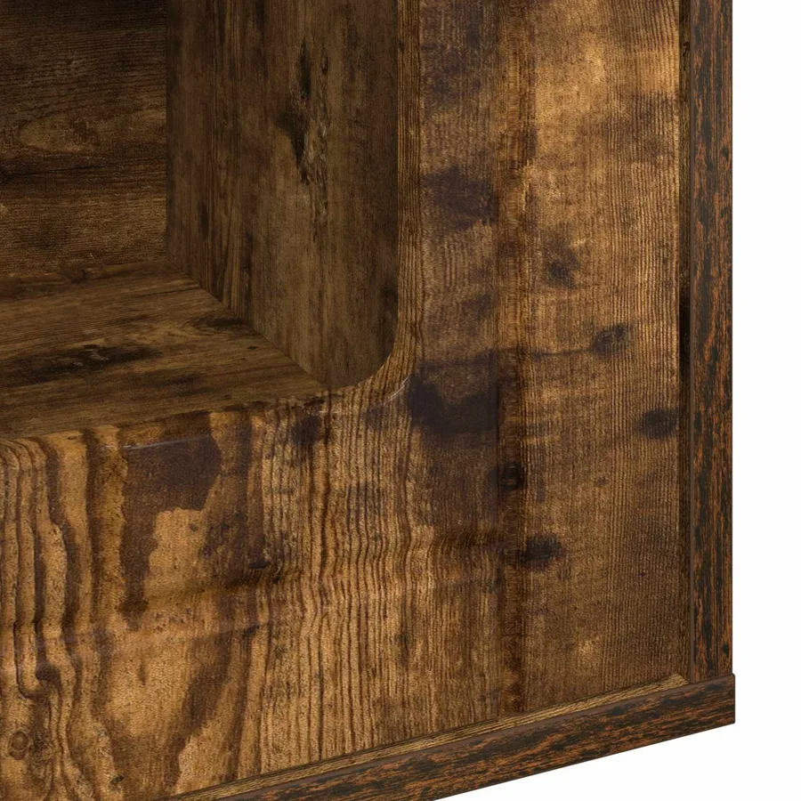 Maison pour chat Chêne fumé 53 x 52 x 62 cm Bois d'ingénierie - 9