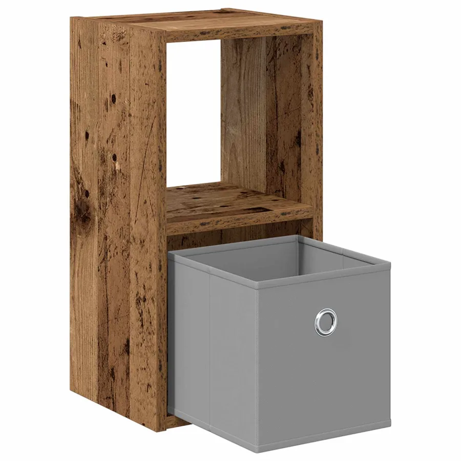 Table de chevet avec tiroir Bois ancien 25,5 x 22 x 49,5 cm - 5