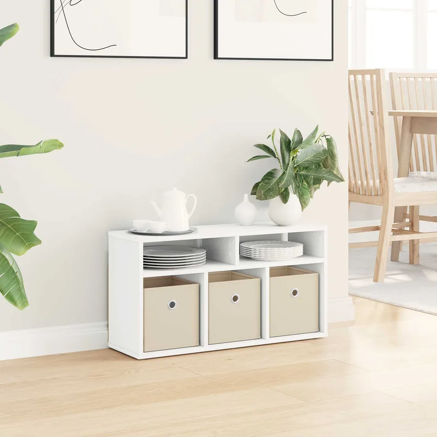 Basboard avec tiroir Blanc 72 x 22,5 x 38 cm - 4