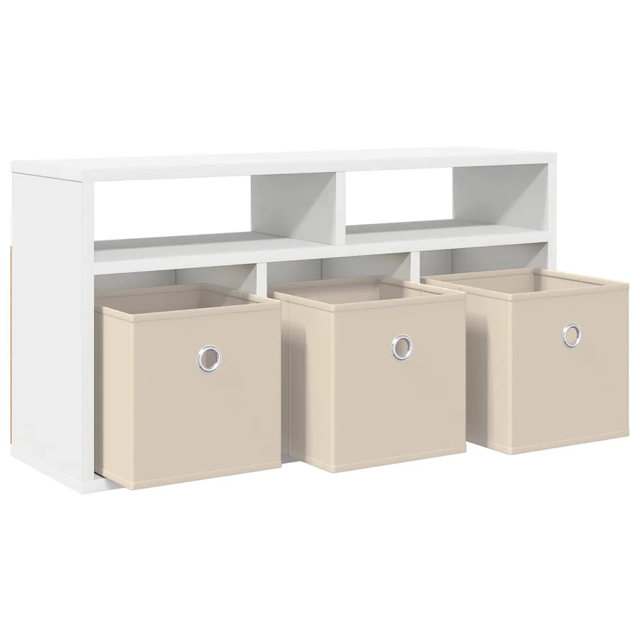 Basboard avec tiroir Blanc 72 x 22,5 x 38 cm - 5