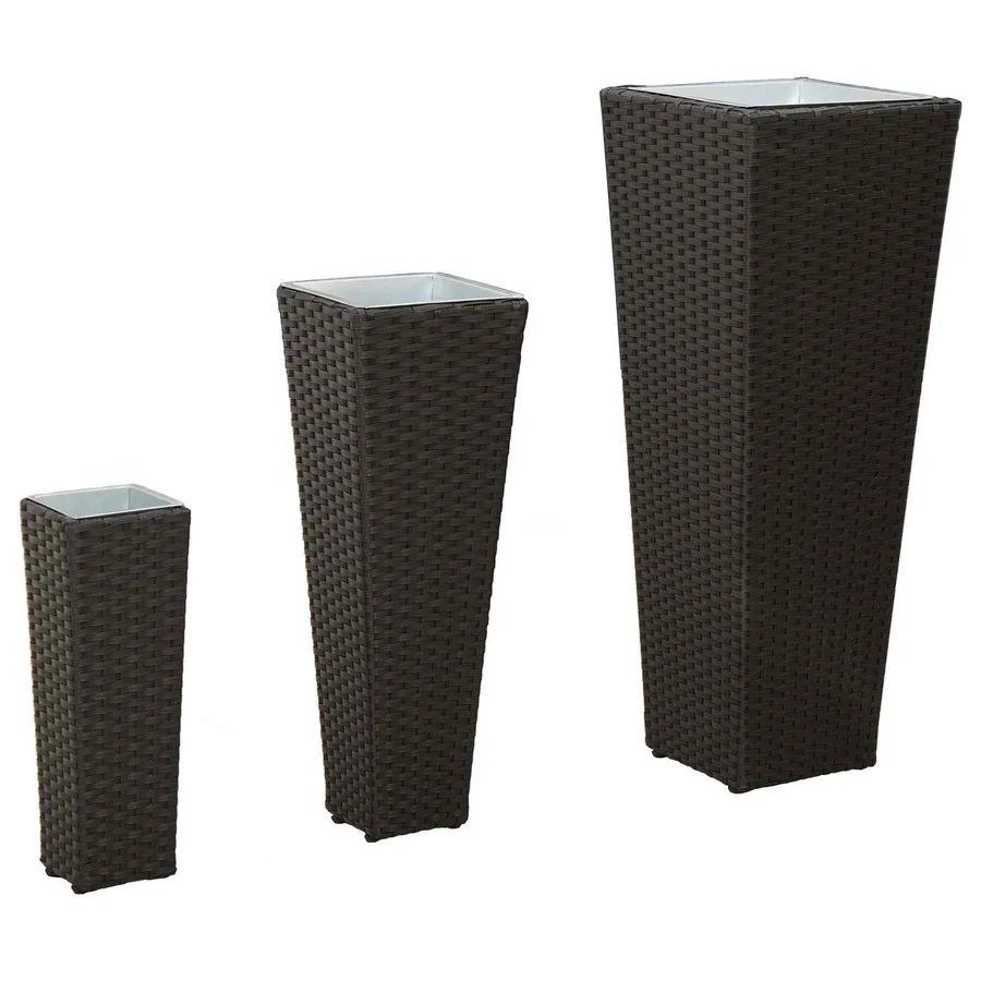 Ensemble d'extérieur 3 pcs Noir Métал - 2